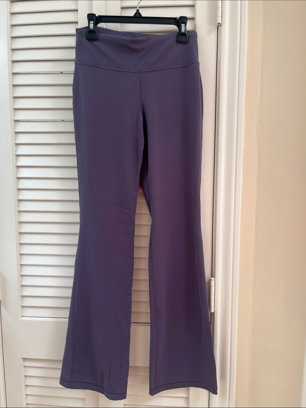Athleta Lavender-Gray Bootcut Yoga Pants